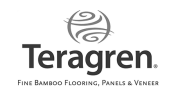 Tile 3 The Teragren logo features a gray swirling globe above "Teragren" and "Fine Bamboo Flooring, Panels & Veneer."